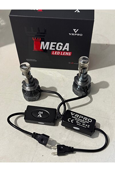 iq elektronik Vr Pro H7 Mega Mercekli Led Far Ampülü 22 Bin Lümen 75w