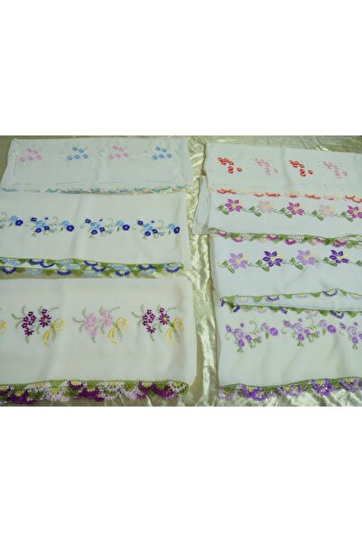 hoaryage Χειροποίητο Κέντημα Κεντημένο με βελόνα Κέντημα Προσευχής Κάλυμμα Προίκα Mevlit Hijab Crepe Ύφασμα 145x75 εκ.