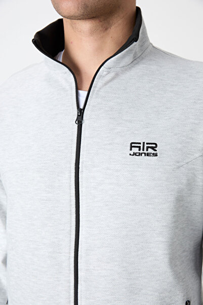 AIR JONES Ανδρική φόρμα Hugo Grey Melange Jogger - 85198