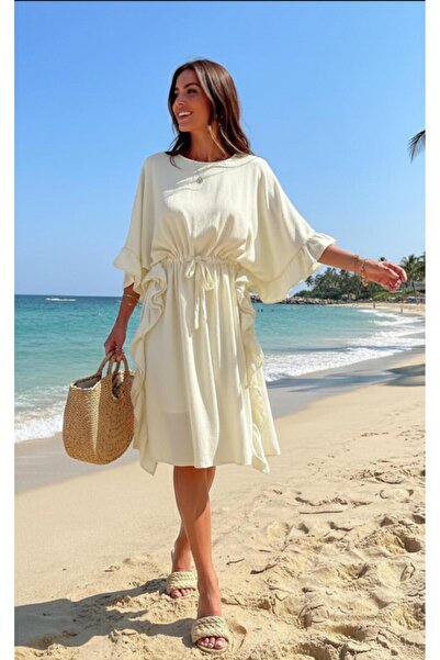 Cockatoo Γυναικείο πουκάμισο με λεπτομέρεια με κορδόνια με βολάν