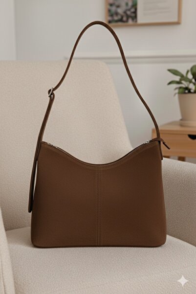 Madame Γυναικεία τσάντα ώμου Μαλακή εσωτερική και εξωτερική υφή Ποιοτική κατασκευή και δερμάτινη τσάντα χειρός από σουέτ με φερμουάρ