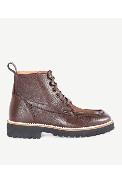 Yargıcı Tay Tüyü Detaylı Deri Bot