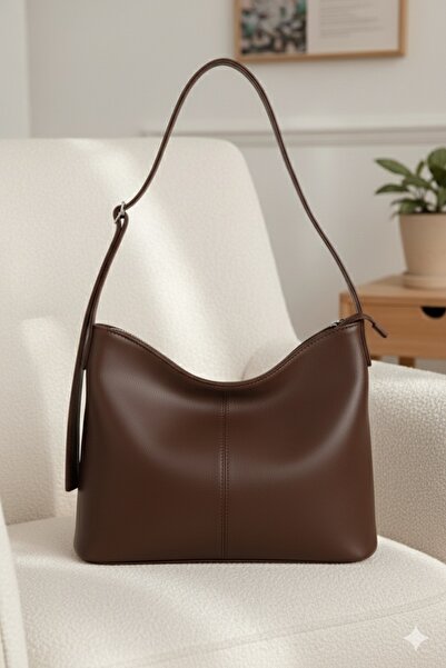 Madame Γυναικεία τσάντα ώμου Μαλακή εσωτερική και εξωτερική υφή Ποιοτική κατασκευή και τσάντα χειρός από τεχνητό δέρμα με φερμουάρ