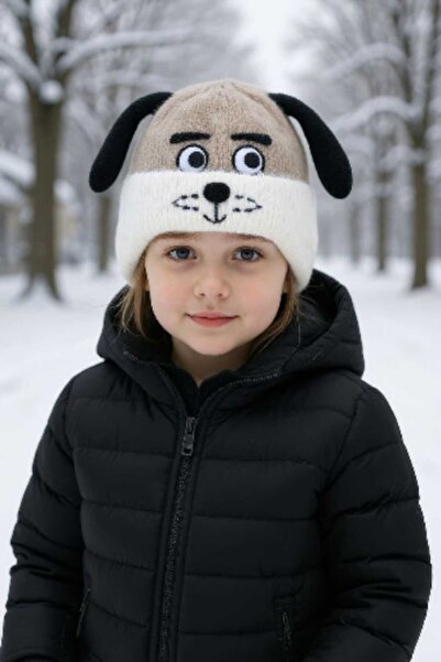 Aware Time 1-3 Years Old Children & Baby Plush Figured Winter Beanie