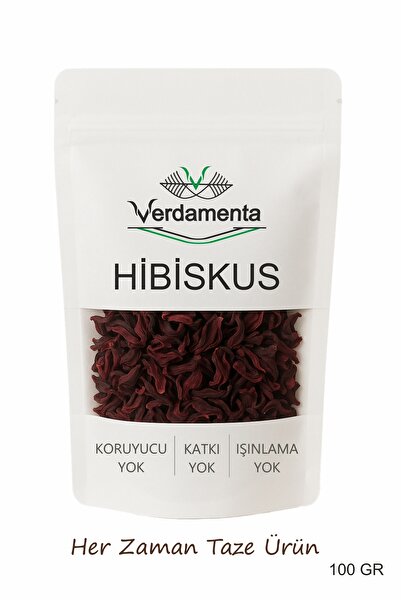 verdamenta Hibiskus Çayı - Nar Çiçeği - Bamya Çiçeği - Hibiscus Tea Whole 100g