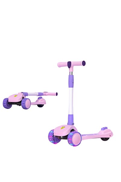 My modern game سكوتر أطفال قابل للطي بثلاث عجلات مع عجلات LED وموسيقى شيلات