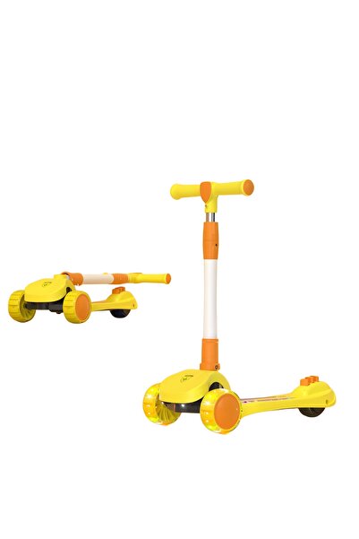 My modern game Children's folding scooter with three wheels, LED wheels, and ...