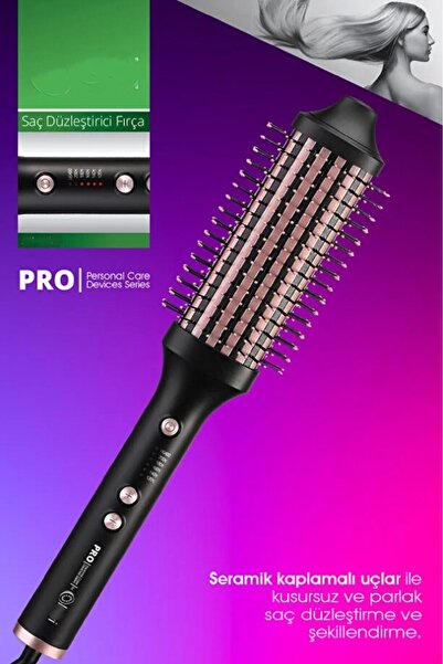 Hope Ceramic Coated Hair Straightener Brush