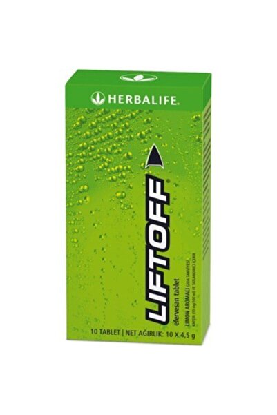 Herbalife Liftoff Limon Aromalı İçecek “10 Tablet” orjinal ürün