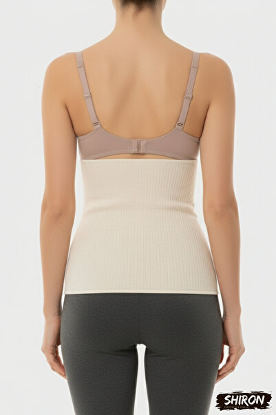 Shiron Sportswear&Company Hasyün Corset - Natural 100% Wool Super Thin Waist Corset Unisex