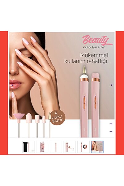 Polosmart Psc16 Manikür & Pedikür Set Rose Gold