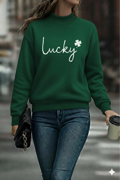 Butik    Women's Long Sleeve Crew Neck Viscose Two Thread Blouse