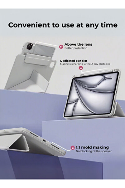 yaqeen Case for Honor Pad X9/X8 11.5-Inch 720 Degree Convenient Magnetic Attachment Cover With Pen Slot