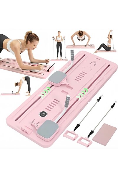 Brinaoki FoldablePilates Reformerwith Jumpboard, Multi-Purpose HomeGym Equipment for Beginners & Intermediate