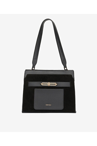 Greyder Kadın Siyah Hakiki Deri Kol Çantası 5K2CN69789