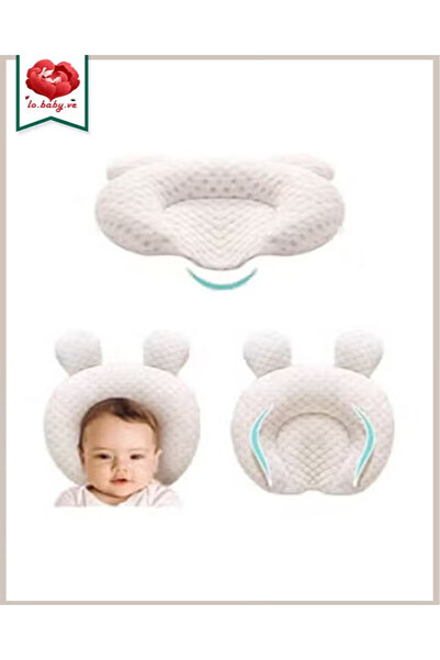 Gootoy Baby Pillow for Newborns (0-12 months) - Prevent Flat Head, Head Shaping, Unisex Latex