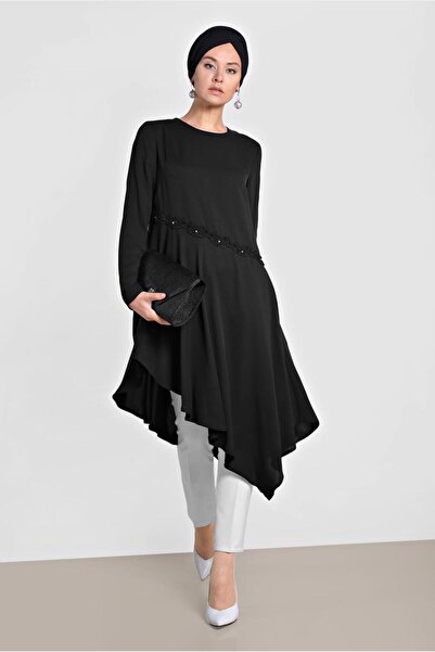 Alvina 4250 Model Asymmetrical Cut Tunic