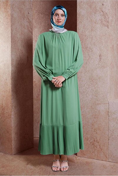 Alvina PİLİSE DETAYLI ABİYE ELBİSE 50240