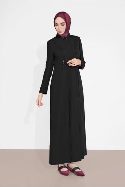 Alvina 1461 Model with Hidden Button and Pocket Parde Decoration