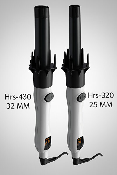 Hairens Hrs-430 Automatic Curling Iron 32 mm Thick Water Wave - White