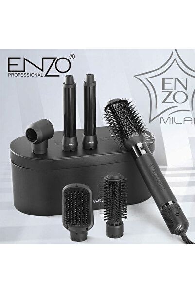 ENZO B1 6‑in‑1 Professional Hot-Air Multi‑Styler Brush with Ionic Technology