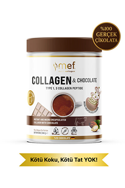 Mef Nutri Collagen Collagen & Chocolate Gerçek Çikolatalı Kolajen