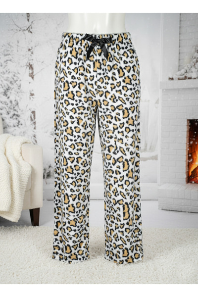 Altınay Pocketless Winter Fleece Women's Pajama Bottoms Single Bottom Je20