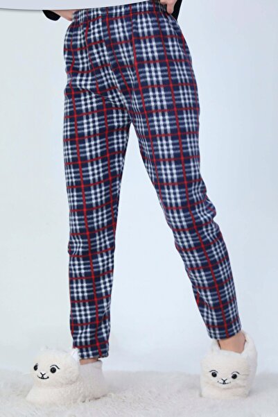 Altınay Pocketless Winter Fleece Women's Pajama Bottoms