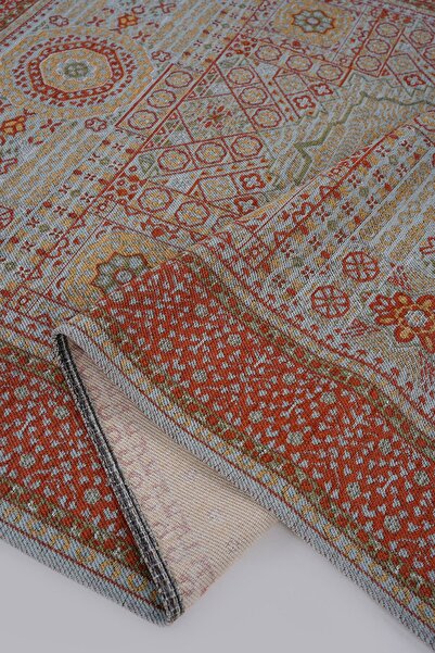 Naar Halı Mira Memlük V11 Kaymaz Tabanlı Yıkanabilir Klasik Kilim