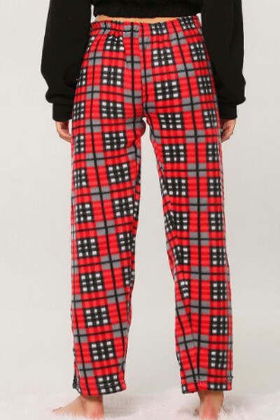 Altınay Pocketless Winter Fleece Women's Pajama Bottoms