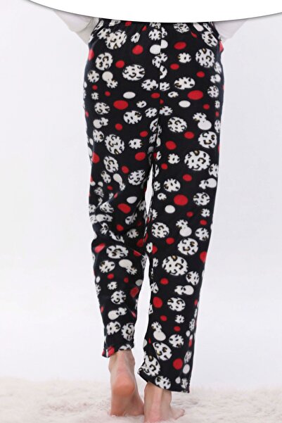 Altınay Pocketless Winter Fleece Women's Pajama Bottoms Single Bottom Je14