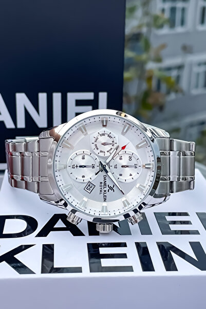 Daniel Klein New Season Steel Men's Wristwatch Waterproof Silver Color Bracelet Gift Father's Day Gift