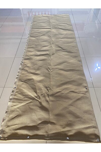 içel çadır Cream-Colored Encapsulated Balcony Iron Tulle-Garden Fence Cover-Shade Tulle with Measurements