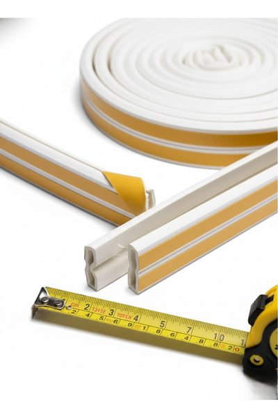 MH MiniHediye Adhesive 10x2=20 Meters (WHITE) Door Window Tape Seal Cold Insulation Rubber Tapes