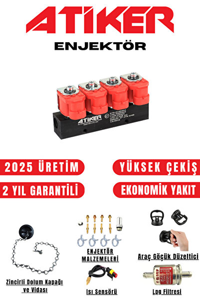ATİKER ENJEKTÖR FİLİTRE Kapak Kelepçe Hediyeli