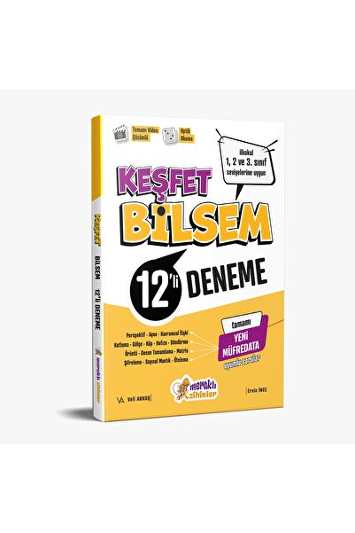 meraklı zihinler KEŞFET BİLSEM 12'Lİ DENEME (1,2 ve 3.SINIF SEVİYELERİNE UYGUN)