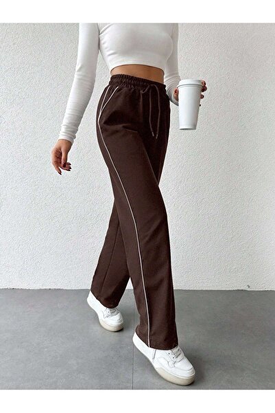 Miyalon Γυναικείο μαύρο φούτερ με λωρίδες στο πλάι