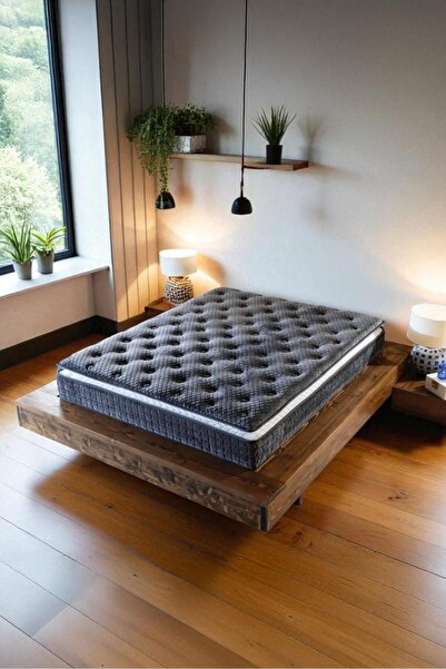 mubahyatak Ultra Ortopedik Hilal Pedli Pocket Yaylı Torba Yaylı Tavşan Tüyü Kumaş Yatak