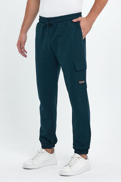 ESPİNA Ανδρικό φούτερ με ελαστικό πόδι Cargo Pocket