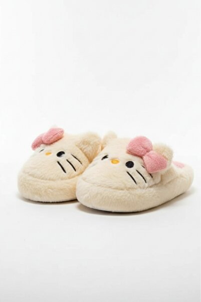 Bayramoğlu Hello Kitty Figürlü Peluş Ev Terliği