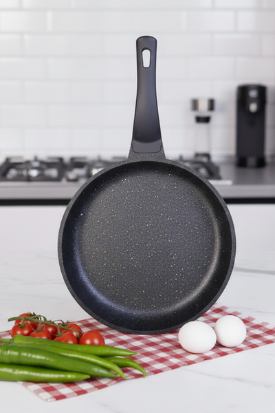 MEŞELER Hanimeli̇ Cast Granite Pan 30 cm