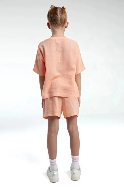 Rolypoly Girl shorts set - salmon