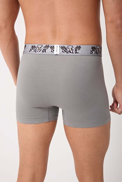 Saint Sail Men's Boxer with Printed Colorful Eagle Pattern in Cotton Lycra Stretch Fabric