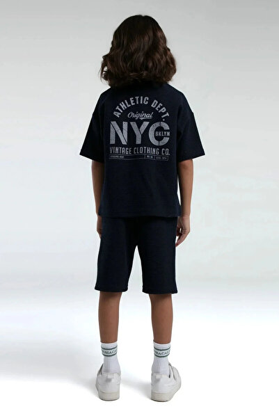 Rolypoly BOY'S BERMUDA SUIT - NAVY BLUE