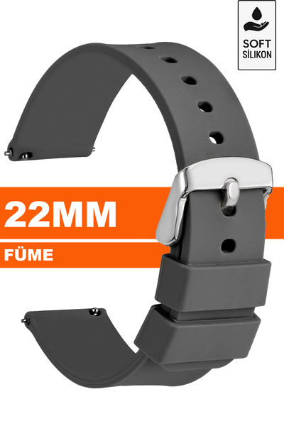 Trendburada 22mm Fossil-welder-wesse-casio-armani-omega-seiko-tissot Silicone Watch Band Strap - Compatible Watch Set Mdl8