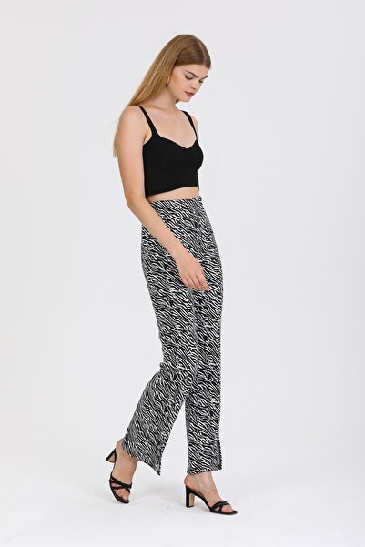 ESPİNA Women's Slit Trousers