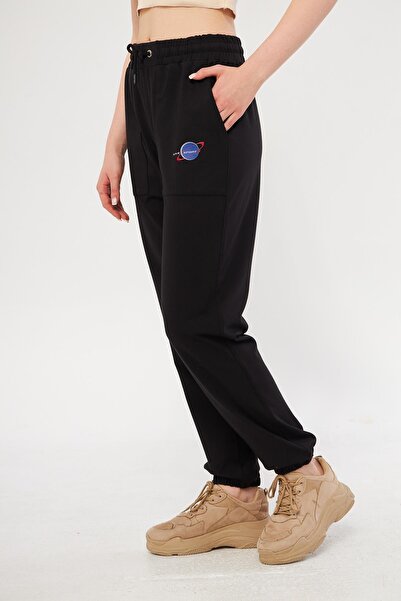 ESPİNA Women's High Waist Pocket Lace-up Diving Trousers