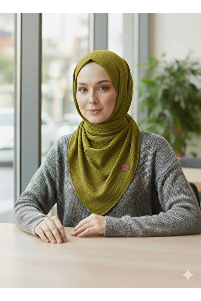 Doğanmanifatura SHAWL SECRET BAMBU KRAŞ EŞARP (100 X 100 CM)