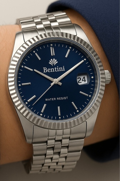 Bentini ORİJİNAL SAAT İNCE KASA ÇELİK 2YIL GARANTİLİ ERKEK KOL SAATİ