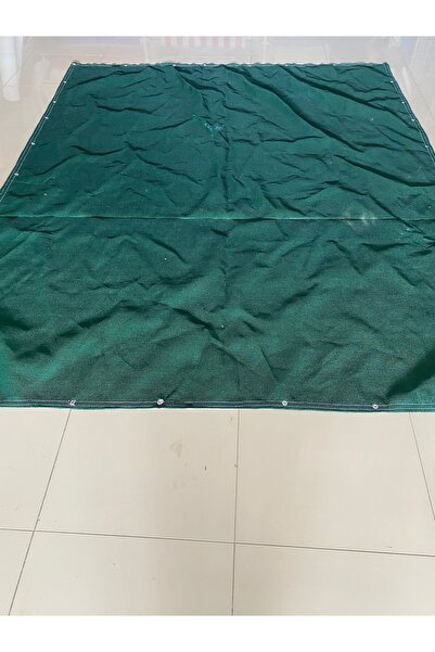 içel çadır Green Tulle Shading Net for Any Size, Garden Fence Netting, Balcony Tulle - with Eyelets and Column Strips